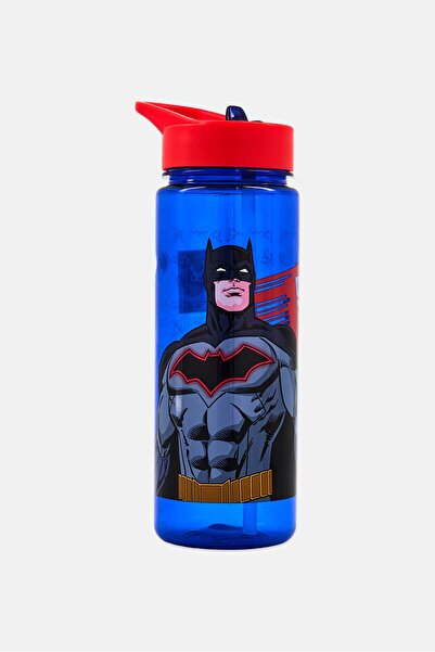 Batman Kids Boy Graphic Print Water Bottle 650 ml, Blue