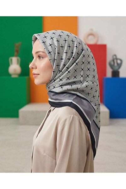 United Colors of Benetton Μαντήλι Βισκόζης Benetton - Σιένα - 1001-009 - Γκρι