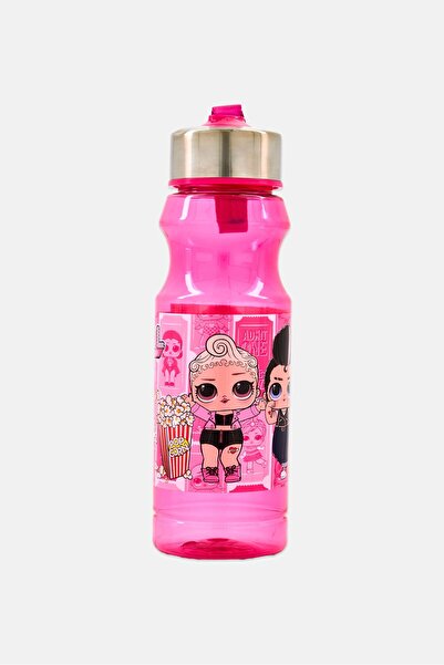 L.O.L. SURPRISE Kids Girl Graphic Print Plastic Water Bottle 600 ml, Pink