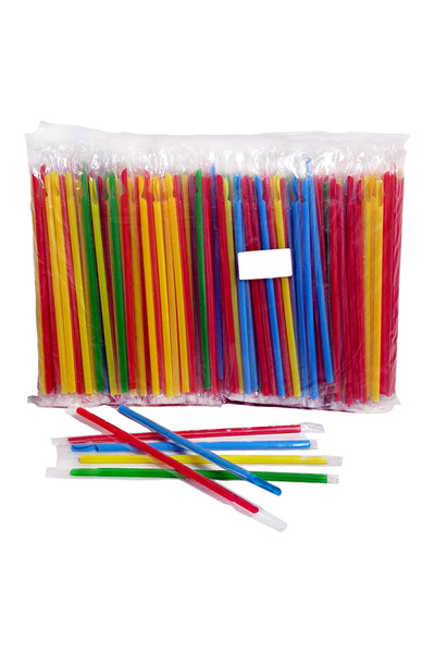 Misavan Paie reutilizabile cu lingurita ambalate individual, color, 500 buc/set