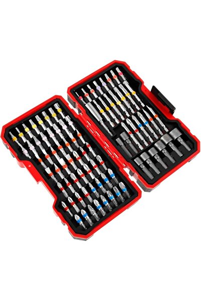 KASTWAVE 83-Piece Magnetic Screwdriver Bit Set, Precision Torx Hex Phillips S...