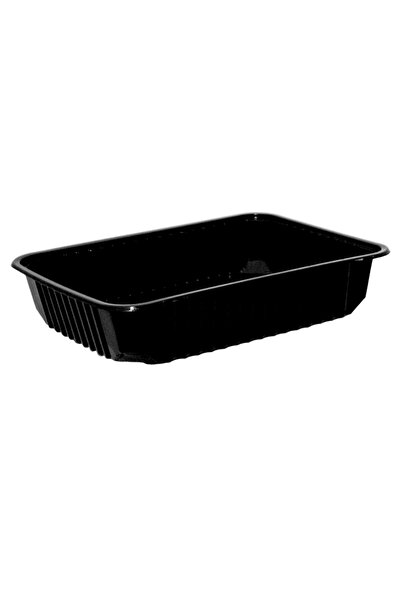 Misavan Cutii meniu Eurobox, PP, negru, 500ml, 50 buc/set