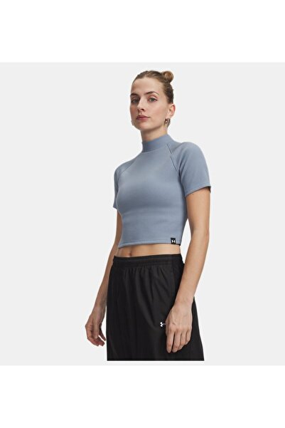 Under Armour Kadın UA Rival Rib Mock Kısa Kollu T-shirt