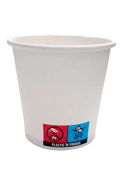 Misavan Pahare din carton 4Oz, albe, 120ml, 50 buc/set