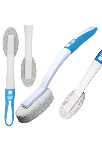 OEM Perie de curățat baie, piatră ponce, mâner lung, 31cm, alb