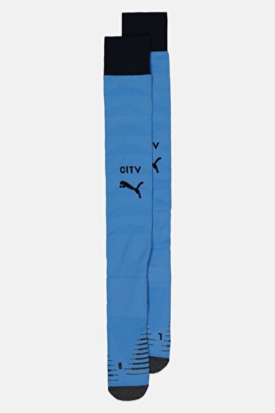 Puma x Manchester City Men 1 Pair Football Knee-High Socks, Light Blue