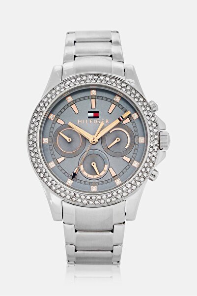 Tommy Hilfiger Women 1782690 Stainless Steel Analog Watch 38 mm, Silver