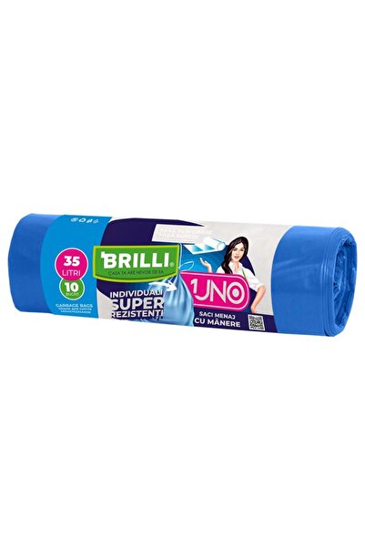 Misavan Saci menajeri Uno, Brilli, 35l, 10 buc/set, albastri