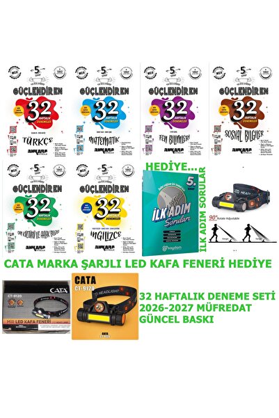 Ankara Yayıncılık 5.SINIF TÜM DERSLER GÜÇLENDİREN 32 HAFTALIK DENEME FULL SET 2026-2027 MÜFREDAT