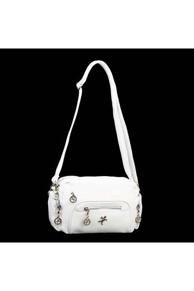 Nas Bag Women's Multi-Compartment Daily Crossbody Bag White Buzzy