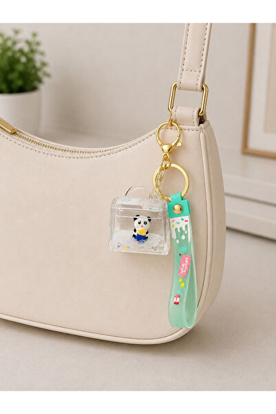 ELOVE Luxury Bag-Shaped Water-Proof Keychain with Inside Accessories, Bag Cha...
