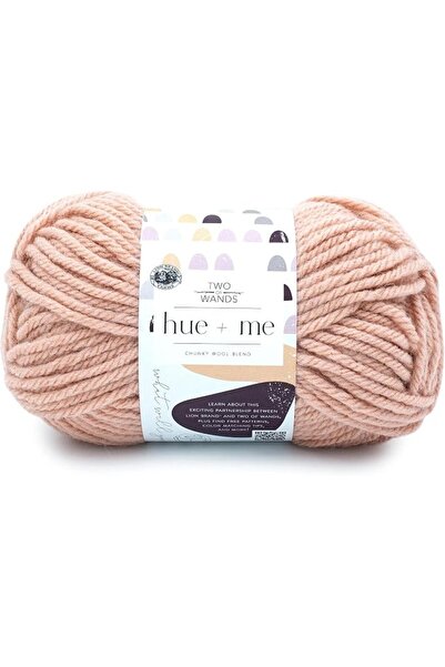 Lion Brand Yarn Hue + Me for Knitting, Crocheting, and Crafting, Bulky and Th...