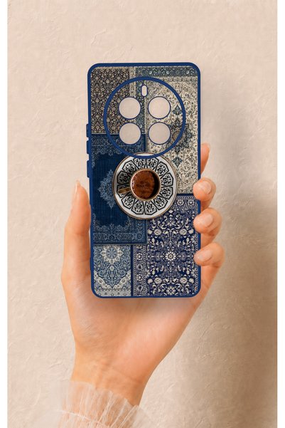 Vip Case Realme 12 Pro Compatible Turkish Coffee and Kilim Patterned Silicone...