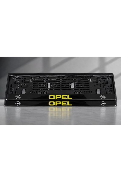 BaTuTuninG Opel Tasarımlı Pleksi Üzerine UV Baskılı Oto Plakalık 2'li Set