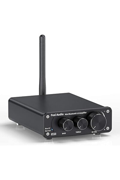 Fosi Audio جهاز استقبال ومضخم صوت ستيريو بتقنية البلوتوث 5.0 طراز BT10A، ثنائ...