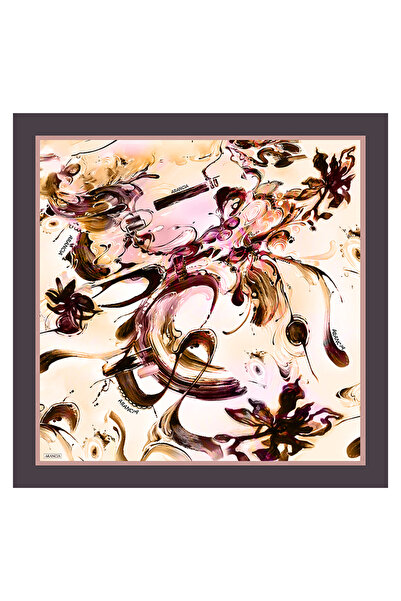 Arancia Mink 90X90 Silk Twill Scarf
