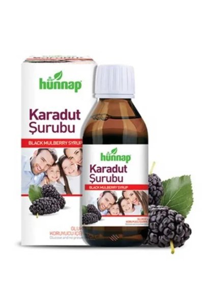 Hünnap Karadut Şurubu 50 Ml