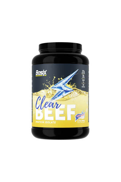 Basix Clear Beef Protein Isolate – Sugar-Free Paleo Supplement Energy Fusion ...