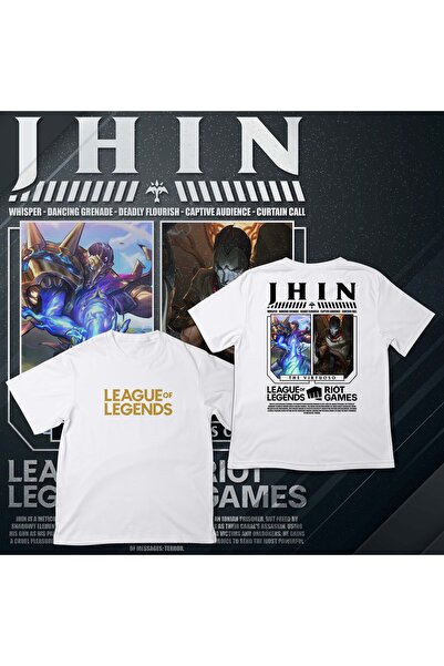 EZ Design League of Legends -Jhin- Printed Oversize T-Shirt