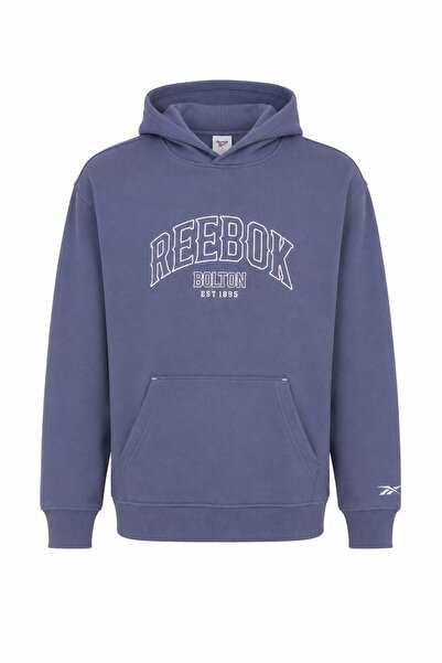 Reebok Sweatshirt Erkek Mavi NAVARRE HOODIE