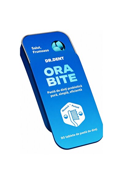 DrDent DR.DENT ταμπλέτες οδοντόκρεμας, 90 ταμπλέτες με προβιοτικά, χωρίς φθόρ...