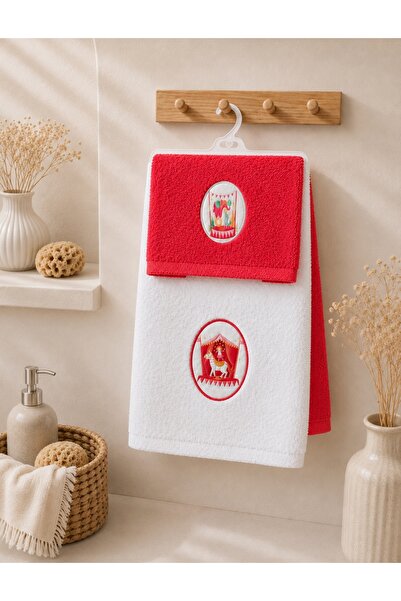 ZIY Collection Kids Series 2'li Bebek Banyo Seti - Bebek El-Yüz Havlusu (40x6...