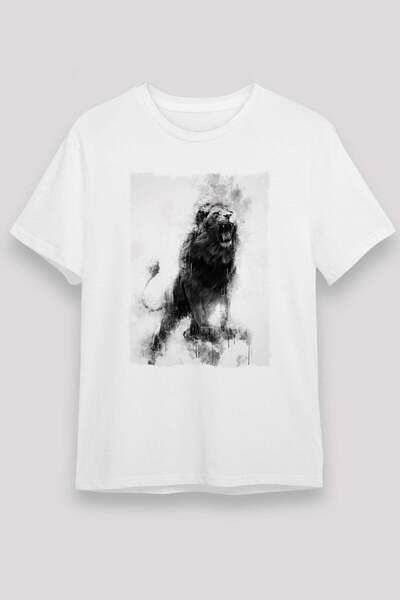 Darkhane Lion White Unisex T-Shirt T-Shirt