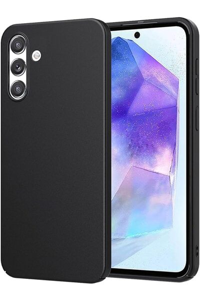 GENERAL Ultra Slim Phone Case Fit for Samsung Galaxy A55 - Sleek Black Finish...