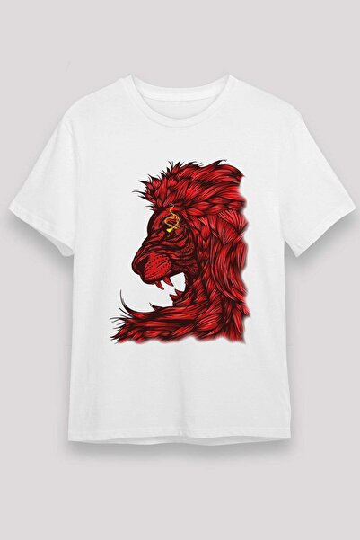 Darkhane Lion White Unisex T-Shirt T-Shirt