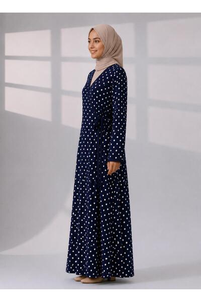 ÖNE BUTİK Women's Side-Tie Viscosse Prayer Dress Li̇kapa