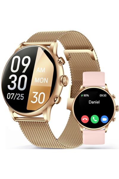 Harmoniq Έξυπνο ρολόι HARMONIQ, στρογγυλή οθόνη AMOLED 1.43 ιντσών, Bluetooth...