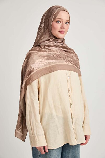 Modakaşmir Canvas Pattern Liva Modal Shawl