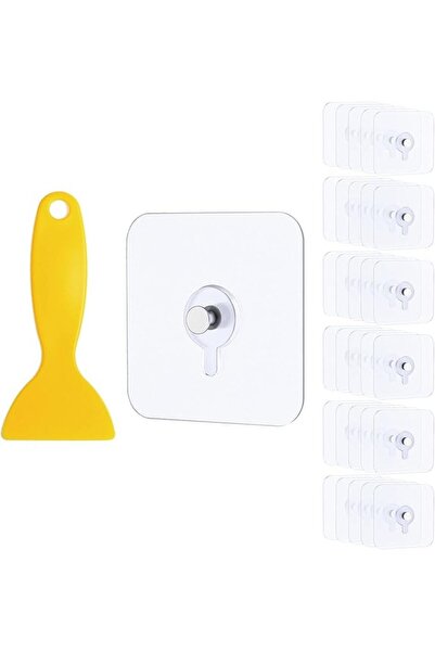 GoodTool 30-Piece Self-Adhesive Picture Hooks, No-Drill Wall Hooks for Pictur...
