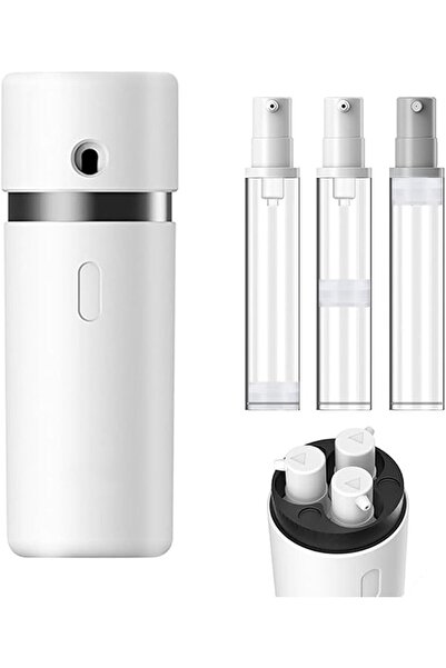 ECVV 3-in-1 Travel Bottle Leak-proof Travel Container Vacuum Pump Bottle, Ref...