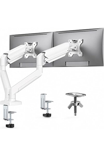 VINNYSEN Dual Monitor Mount for 2 Monitors up to 32 inches, Each Arm Holds Ma...