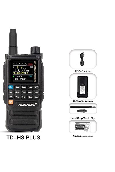 TIDRADIO TD-H3 PLUS SİYAH
