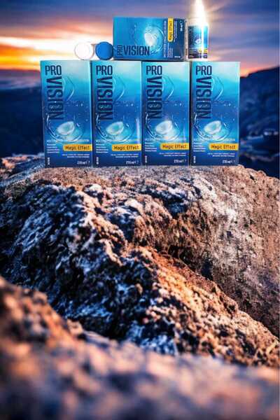 PRO-VISION MULTI PURPOSE SOLUTİON PRO-VISION Lens Solüsyonu 270 ml x 4 | Çok ...