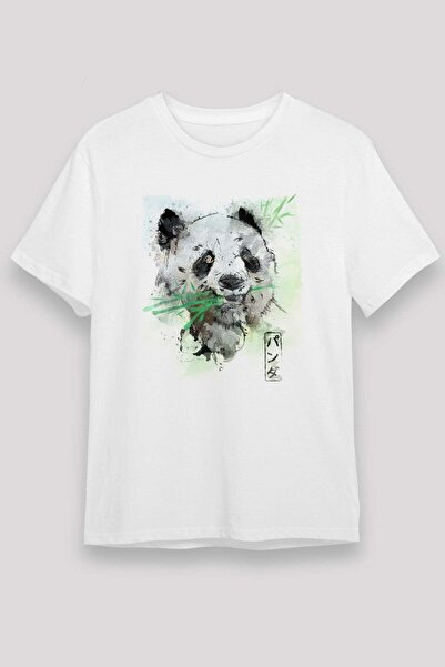 Darkhane Panda White Unisex T-Shirt T-Shirt