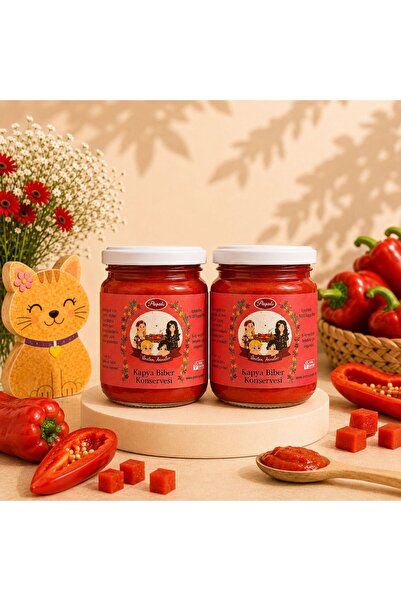 ÜRETEN ANNELER 2X200 GR KAPYA BİBER PÜRESİ