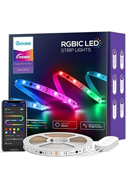 Govee شريط إضاءة LED RGBIC Basic Wi-Fi + Bluetooth (5 أمتار)