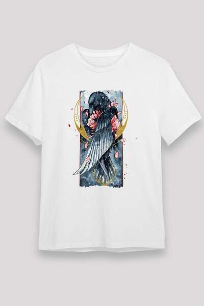 Darkhane Bird White Unisex T-Shirt T-Shirt