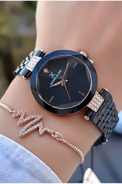 Daniel Klein New Season Black Women's Wristwatch – |   Bracelet with Gift |  ...