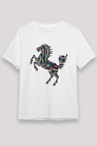 Darkhane Horse White Unisex T-Shirt T-Shirt