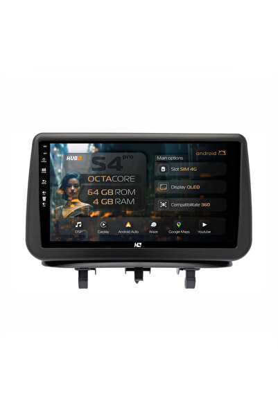 HUB64 Navigatie Android Opel Meriva (2010-2017), 9 inch, 4GB RAM, CarPlay si ...