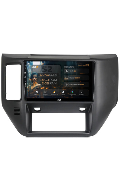 HUB64 Navigație Android Nissan Patrol (2004-2012), 9 inch, 2GB RAM, CarPlay ș...