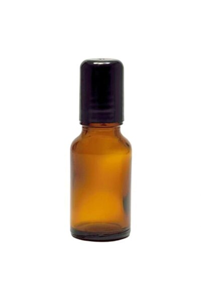 OEM Amber glass bottle with roll-on, 15ml