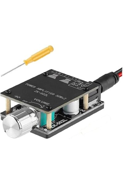 NALACAL ZK-502L Bluetooth 5.0 Amplifier Board 2 Channels 50W x 2 Mini Receive...