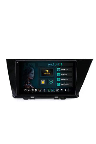 HUB64 Navigație Android Kia Niro (2016+), 9,5 inch, 4GB RAM, CarPlay și Andro...