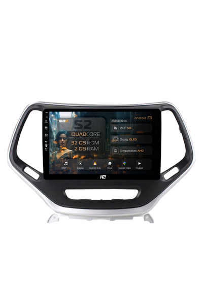HUB64 Σύστημα πλοήγησης Android Jeep Grand Cherokee (2015+), 10,1 ιντσών, 2GB...