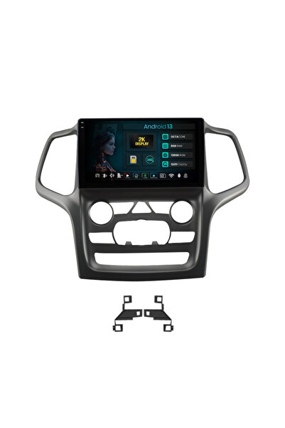 HUB64 Navigație Android Jeep Grand Cherokee (2014-2022), 9,5 inch, 8GB RAM, C...